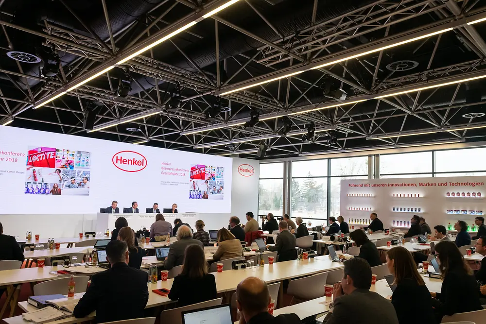 
Annual results press conference at Henkel’s headquarters in Düsseldorf