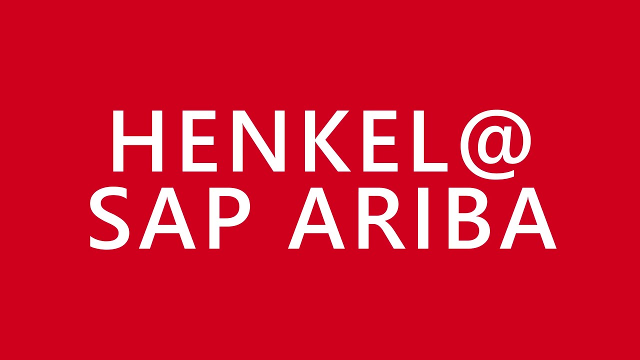 Henkel@SAP Ariba - Thumbnail