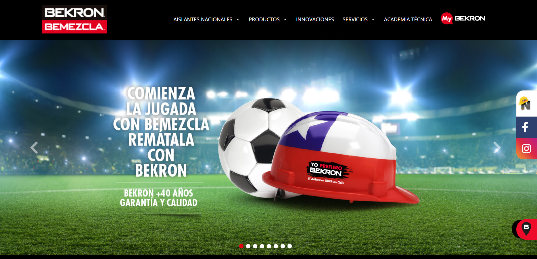 Henkel Chile Bekron website