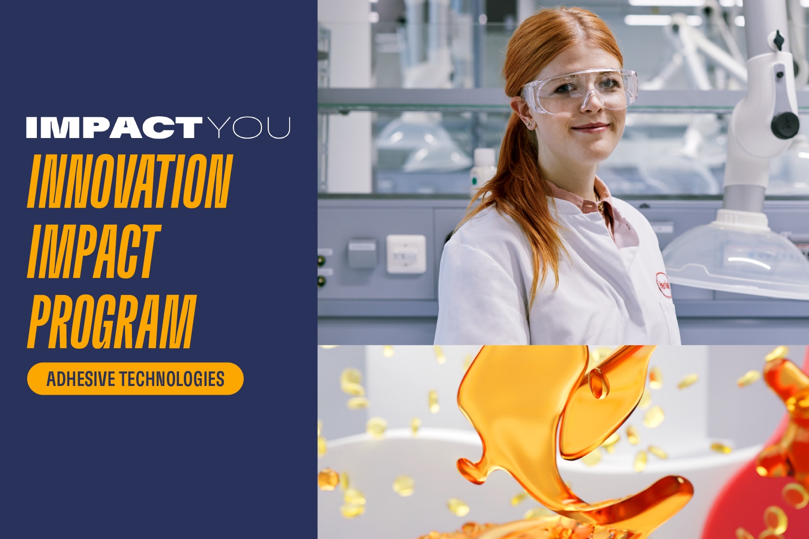 Molecular adhesive image representing the adhesive technologies graduate programme.