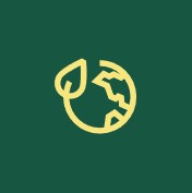 graphic of a cloud, the sun and a plug on a green background