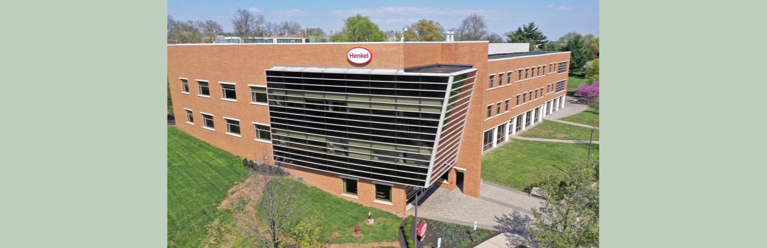 Building exterior with Henkel logo