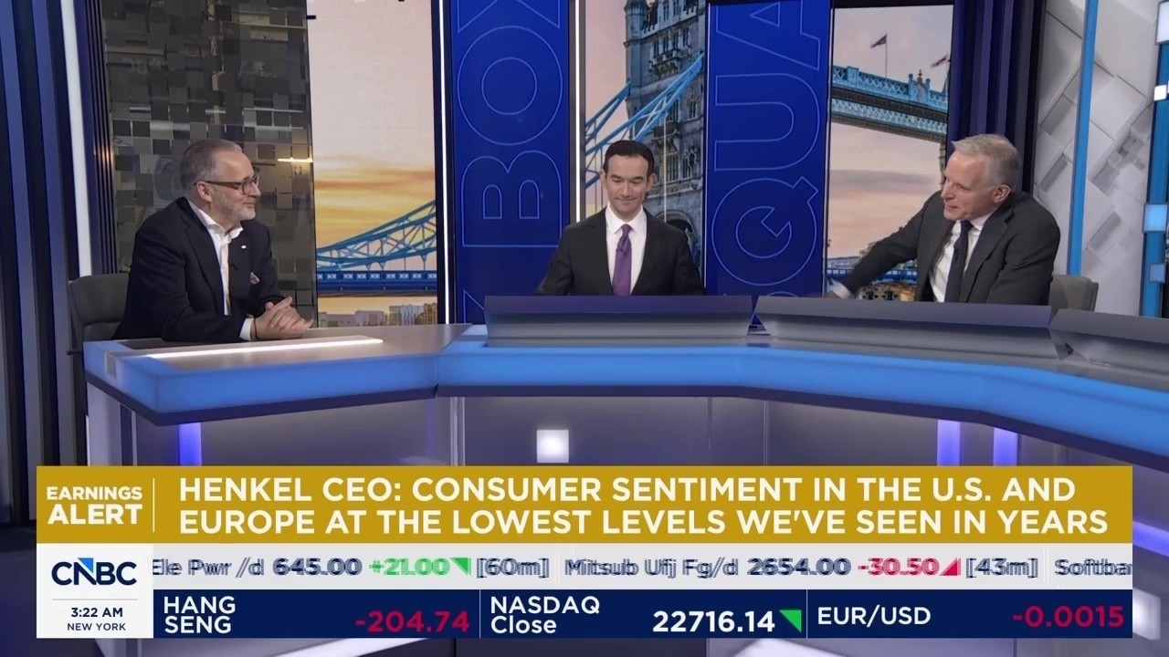 YouTube Thumbnail CEO Carsten Knobel in an interview with CNBC (Thumbnail)
