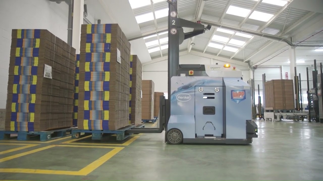 YouTube Thumbnail AGV in autonomous operation (Thumbnail)