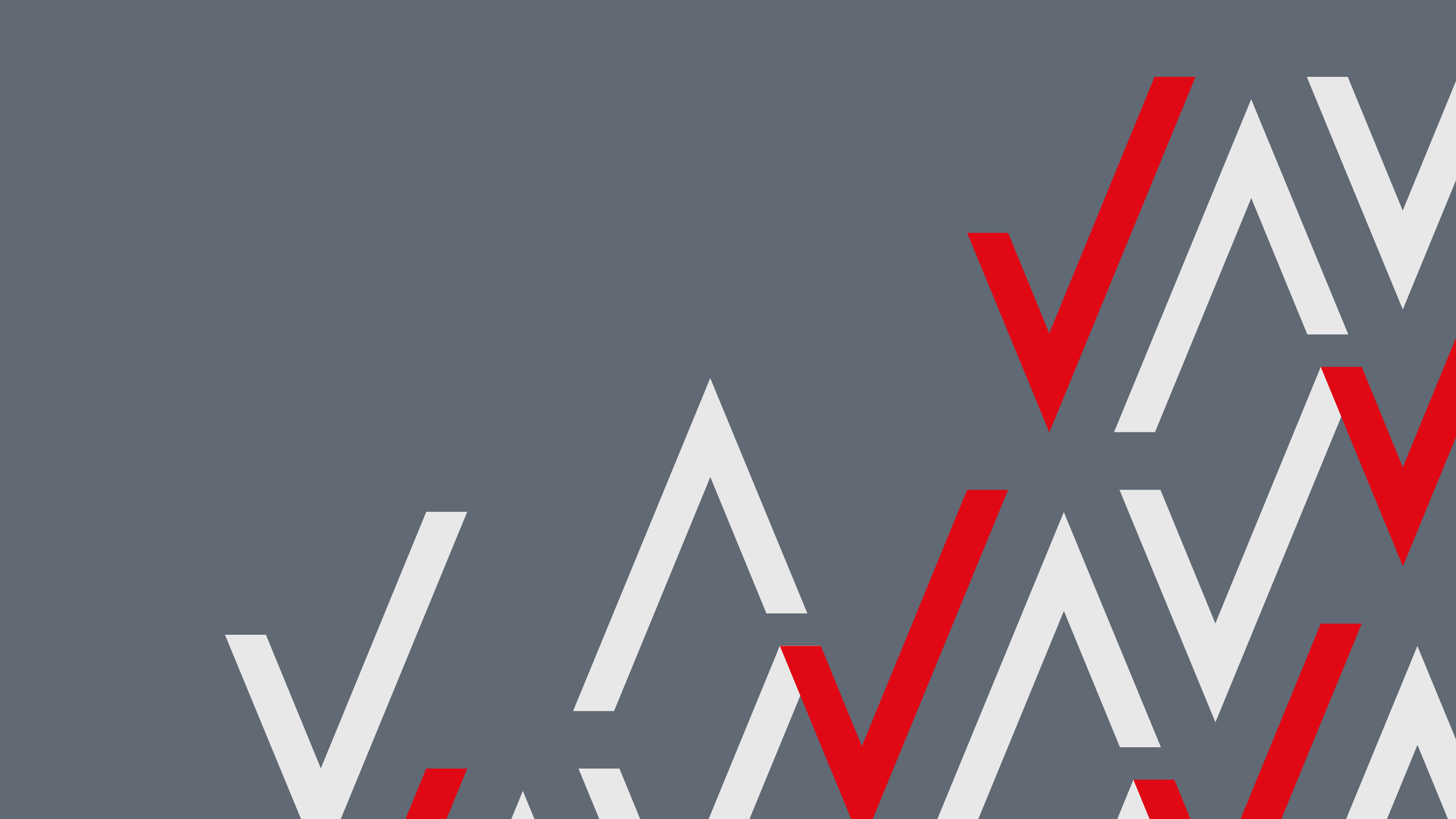 The Henkel V-Shape pattern in large on a grey background.
