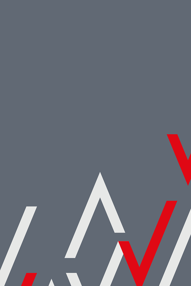 The Henkel V-Shape pattern in large on a grey background.