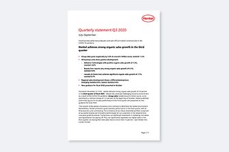 Quarterly Statement Q3 2020