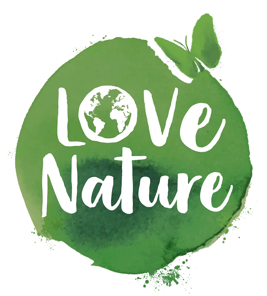 Green logo showing Love Nature