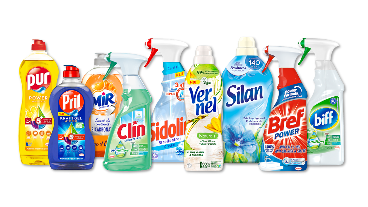 Henkel launched almost 700 million bottles made of 100 recycled