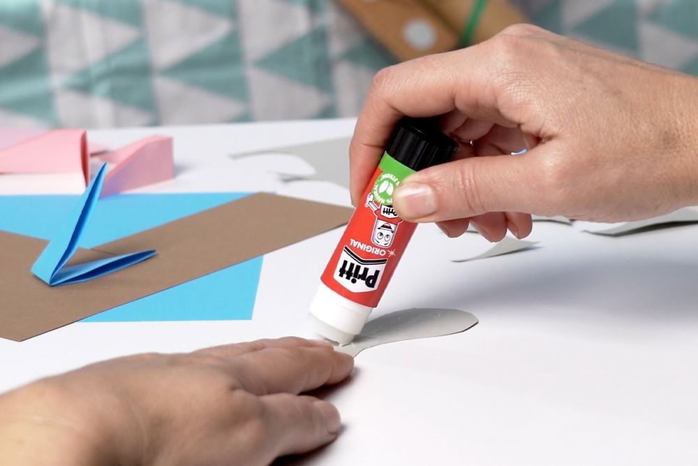 The sustainable Pritt glue stick with natural ingredients.