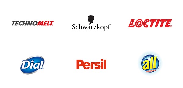A list of brands from the Henkel universe.