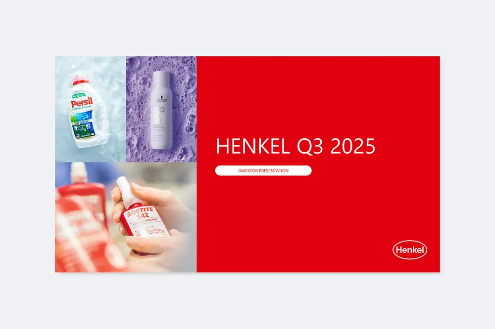 Henkel Roadshow Presentation (Cover)