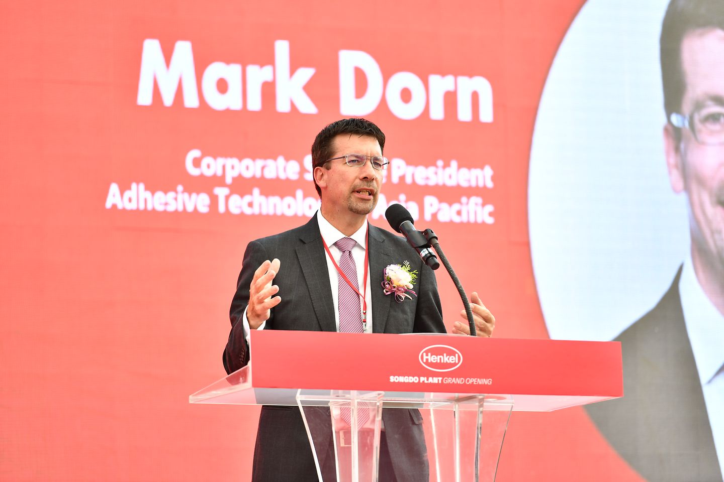 Mark Dorn, President of Henkel Asia-Pacific