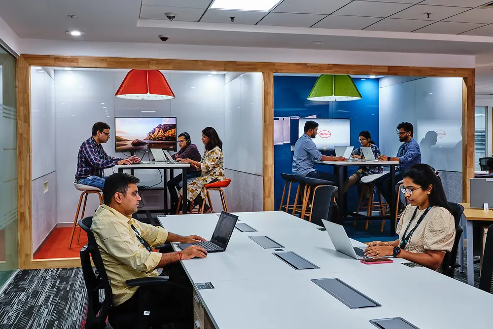
At the Global Technology Center, tech experts work together on digital solutions to drive scalable innovations. 