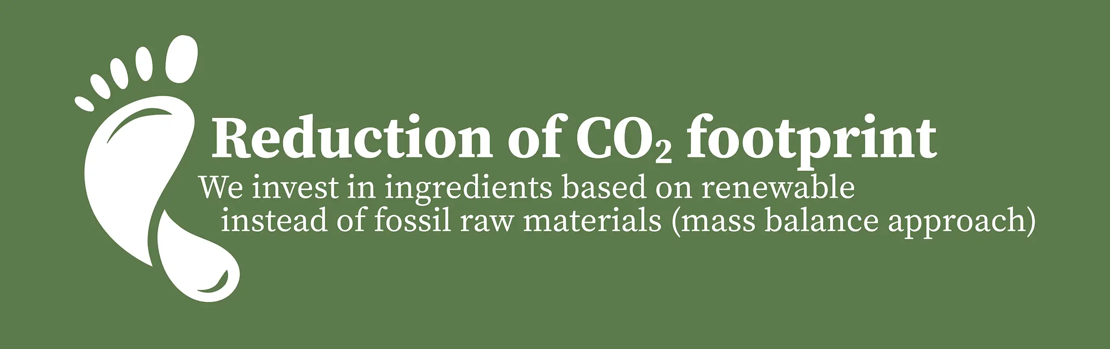reduction of the co2 foodprint