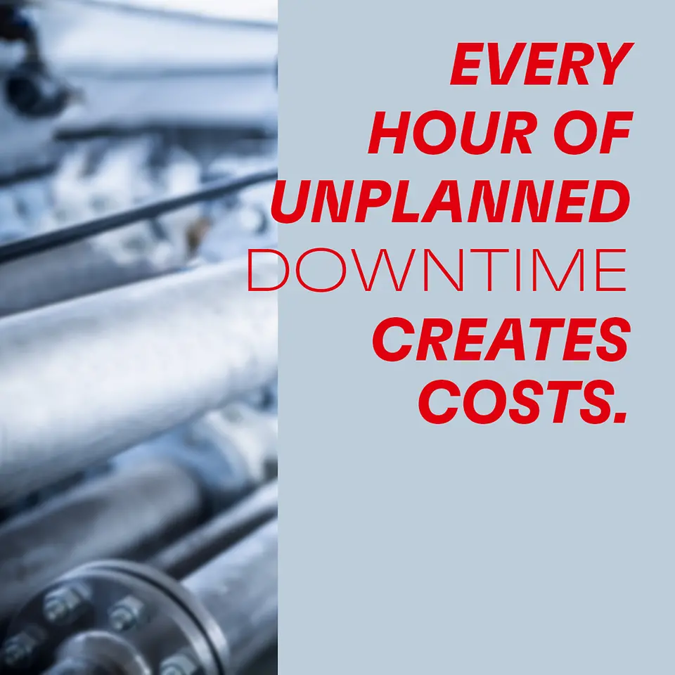 Downtime creates costs