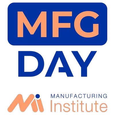 Orange and blue logo reading MFD Day - Manufacturing Institute