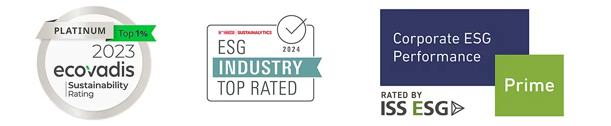 Sustainability-Ranking: Logos Ecovadis, ESG Industry, Corporate ESG