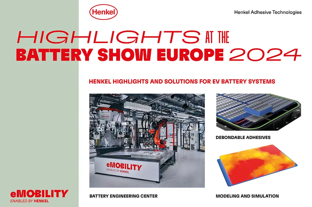 
Henkel highlights at the Battery Show Europe 2024