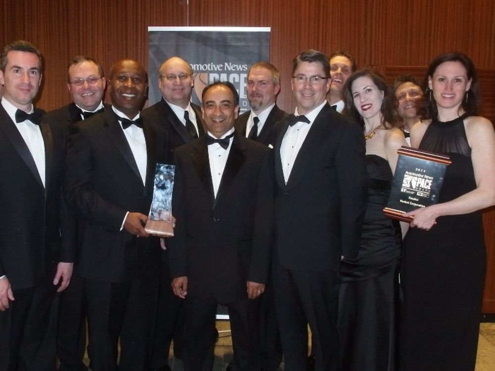 

The Henkel representatives received the award at a black-tie ceremony at the Max M. Fisher Music Center in Detroit.