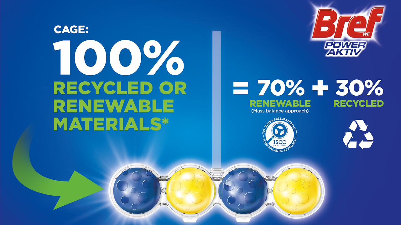 Henkel supports renewable raw materials for toilet rim blocks