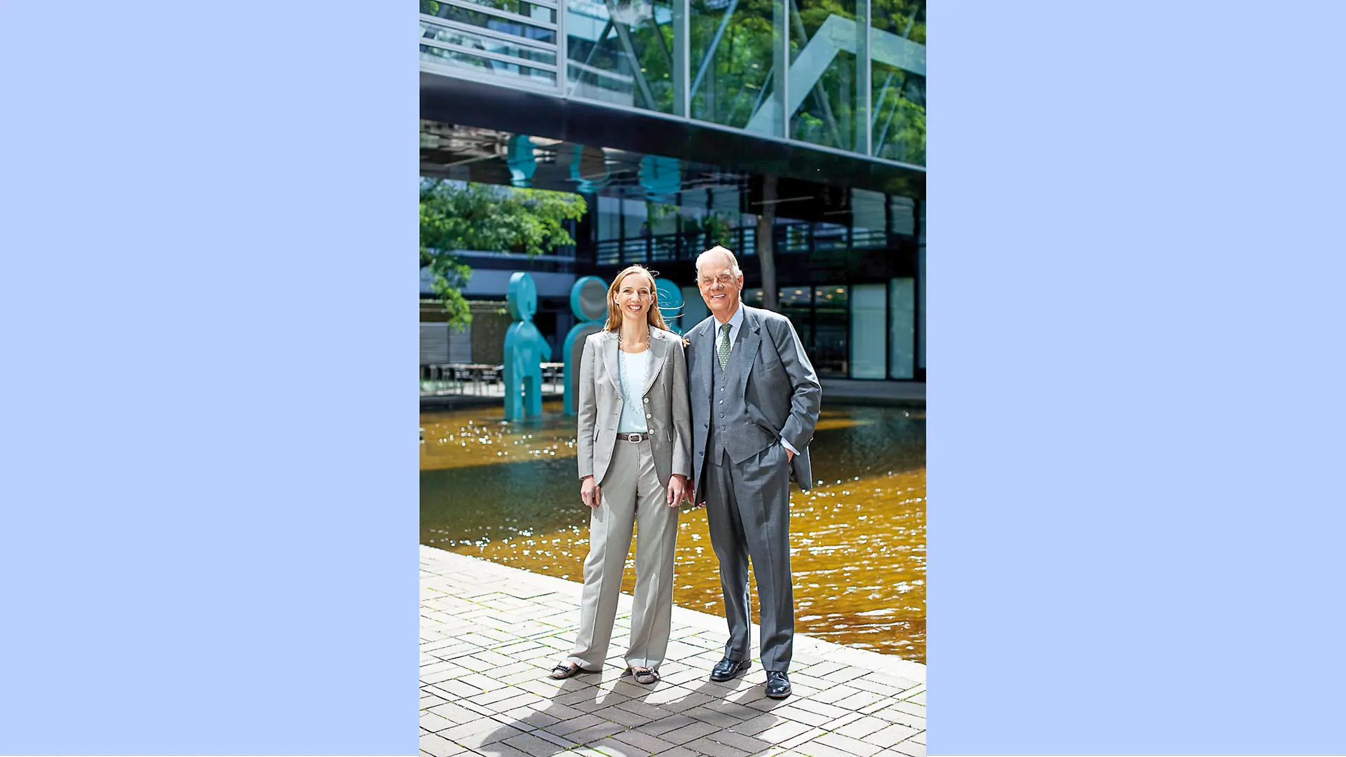 Dr. Simone Bagel-Trah and Dipl.-Ing. Albrecht Woeste in 2009.