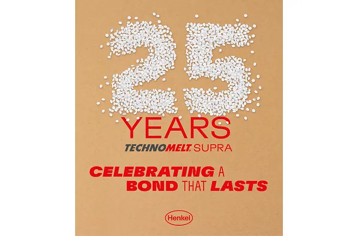 
For 25 years, Henkel Adhesive Technologies’ Technomelt Supra product range has stood for high-performance hot melt adhesives.