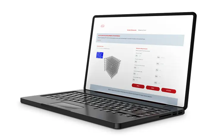 
The user interface of Loctite Solve.
