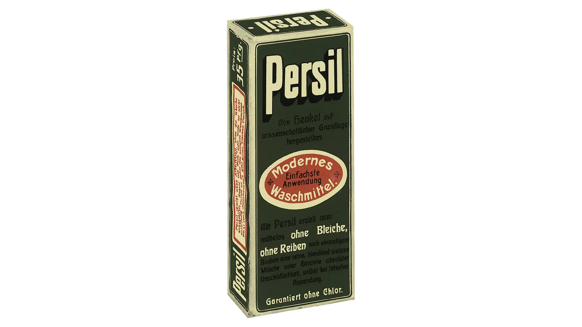 A vintage Persil detergent box 