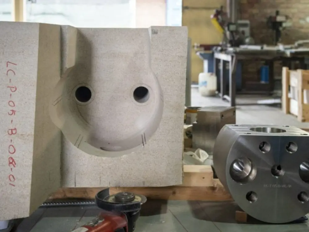 Machined stone components prepared for structural integration