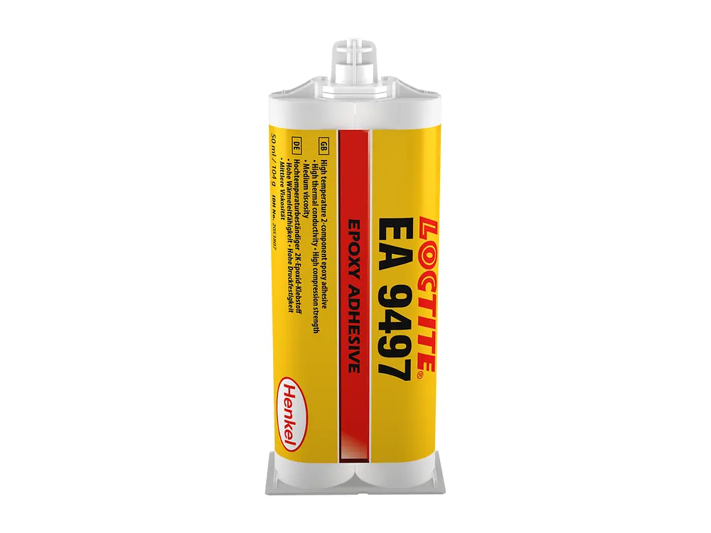 LOCTITE EA 9497 epoxy adhesive used for structural bonding between stone and steel
