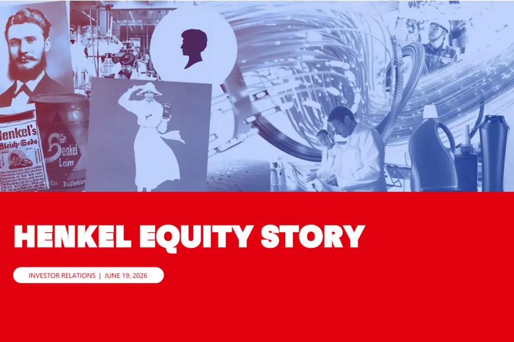Cover Henkel Equity Story Presentation 