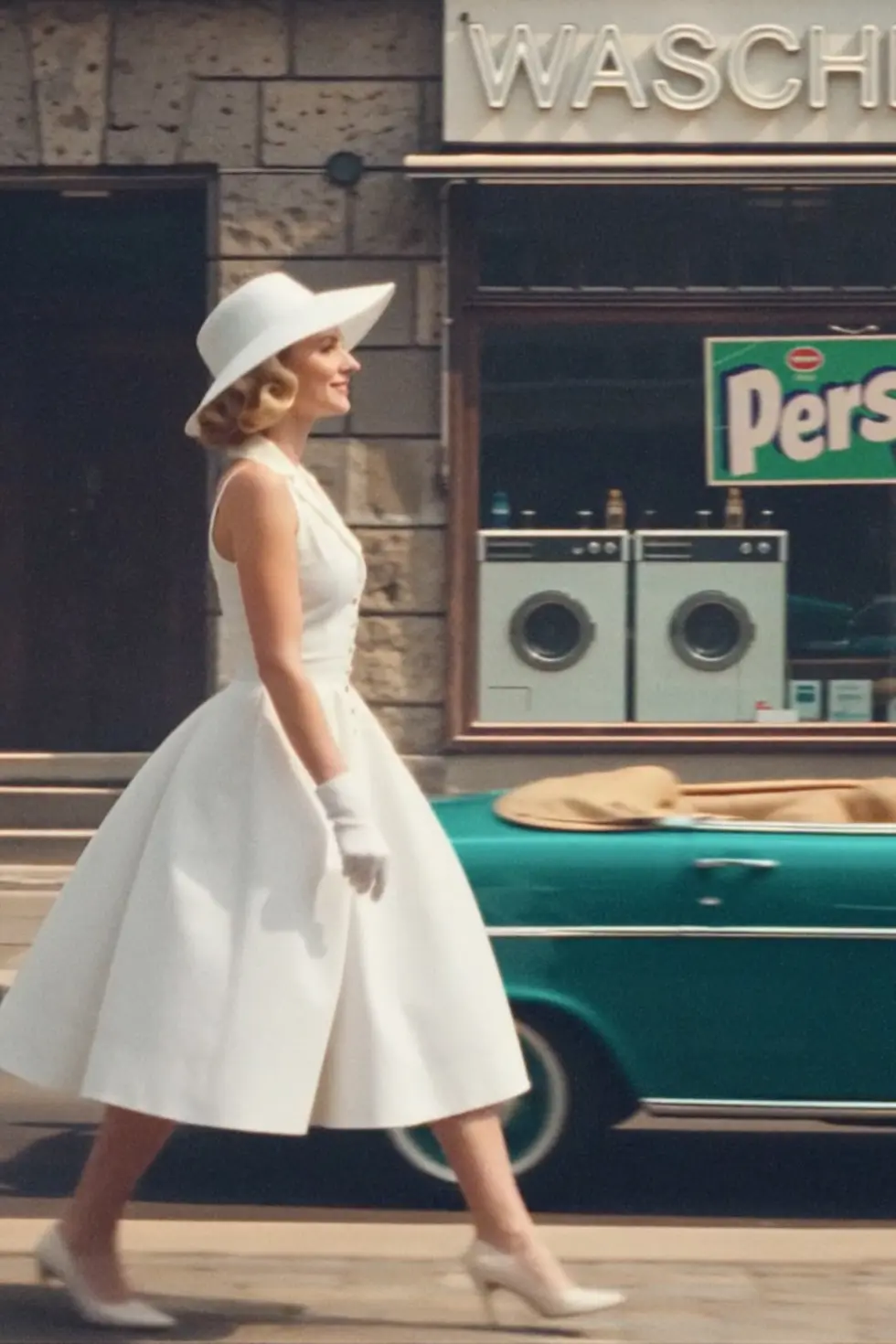 An AI-generated modern version of the iconic Lady in White character.