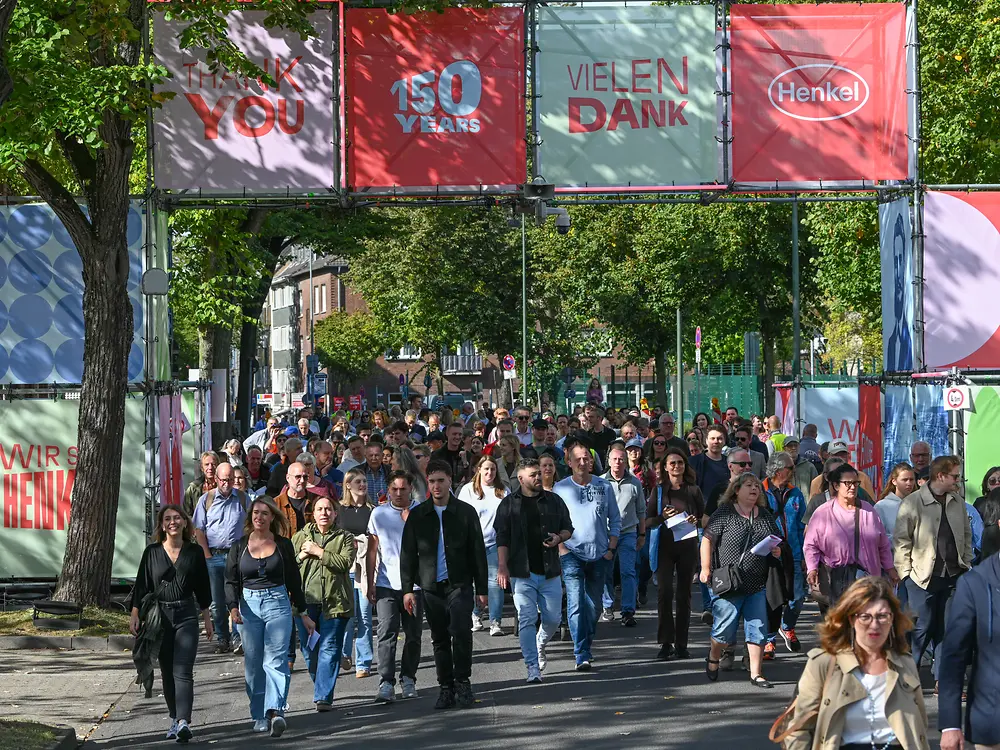 
Henkel celebrated its 150th anniversary with around 18,000 guests at its headquarters in Düsseldorf.