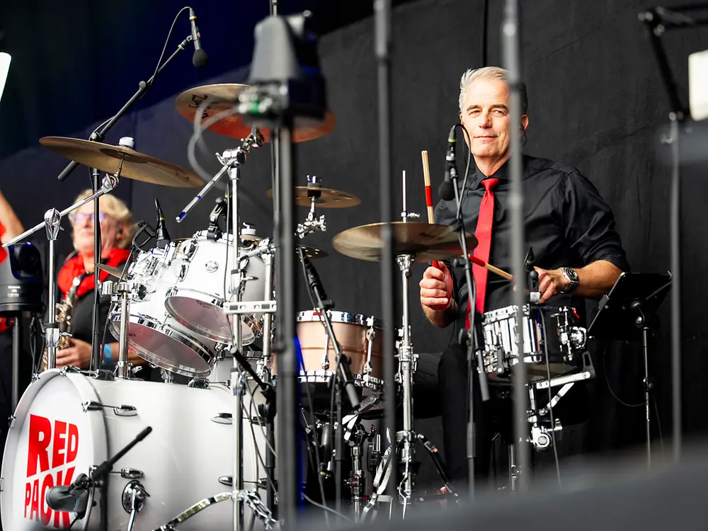 
The Henkel band Red Pack provided great entertainment and created a vibrant atmosphere at the Henkel Festival.