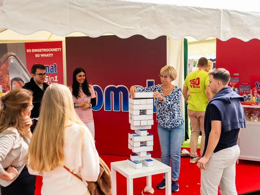 
Numerous interactive activities brought Henkel’s brands to life for visitors.