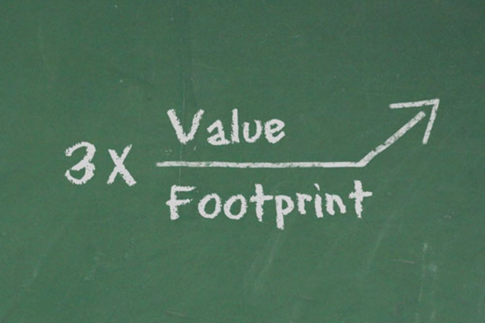 Factor 3 formula on chalkboard.