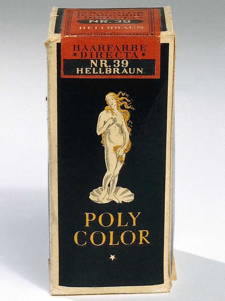 Historic poly color product packaging