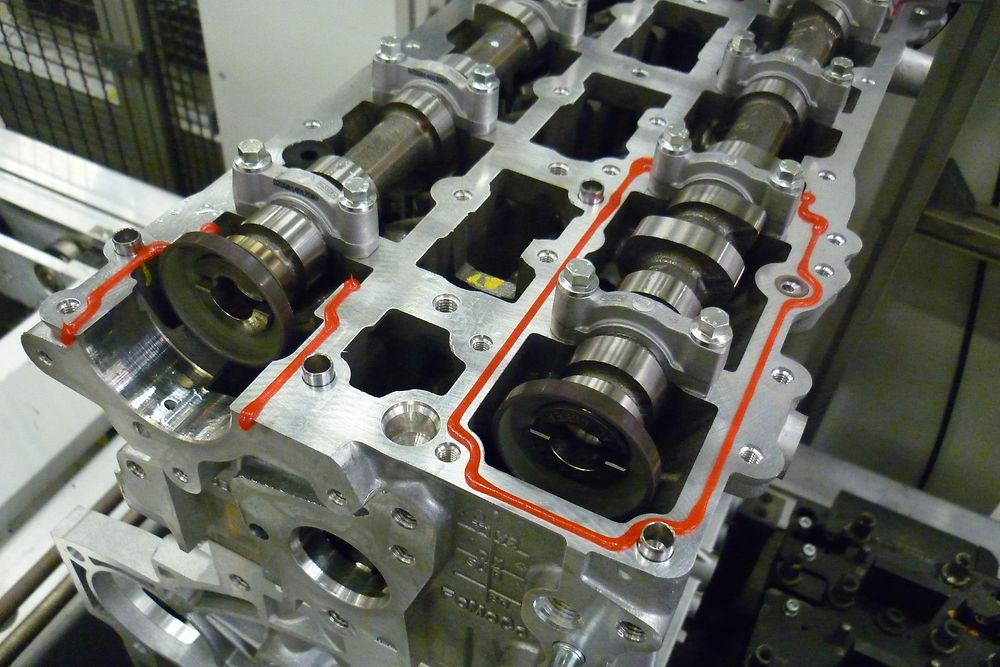 Loctite 5189 is used to seal highly stressed joints on the 1.6 liter EcoBoost engines at Ford