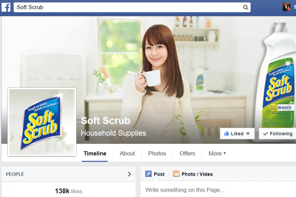 Soft Scrub - facebook