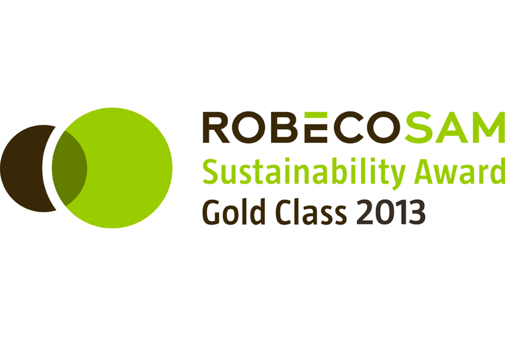 The RobecoSAM Sustainability Award Gold Class 2013 was conferred upon Henkel for its performance in the “Nondurable Household Products” market sector