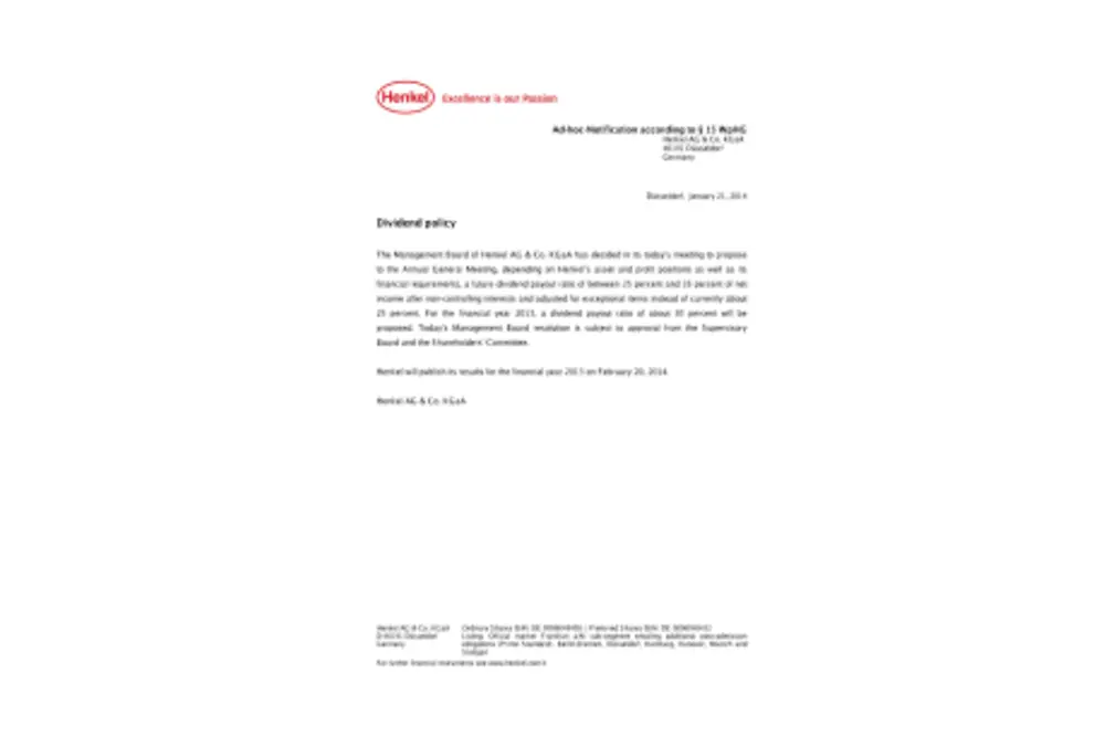 2014-01-21-adhoc-henkel-to-raise-dividend-payout-ratio.pdfPreviewImage
