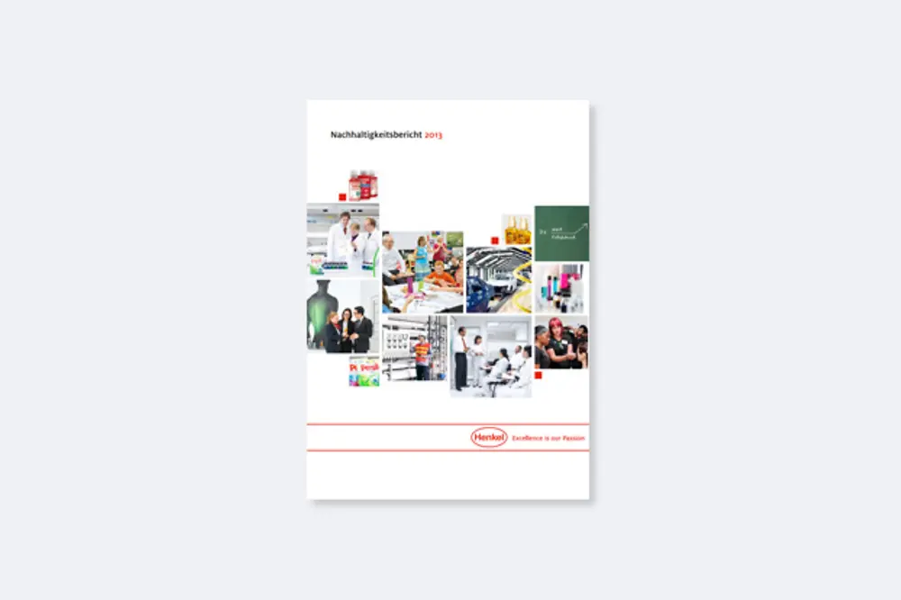 Cover of Henkel’s Sustainability Report 2013