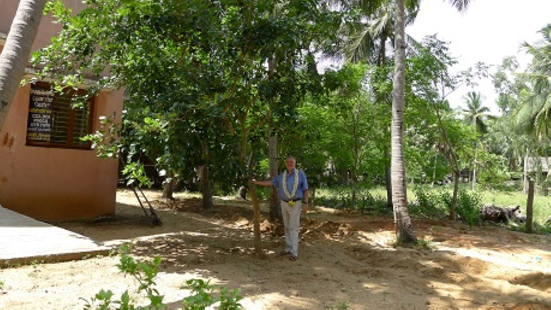 Reimar Heucher planted a small tree when the school opened in 2006.