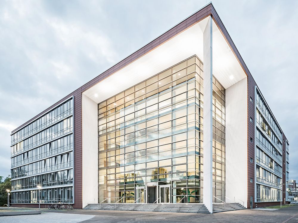 Byggnad vid Henkels huvudkontor i Düsseldorf.