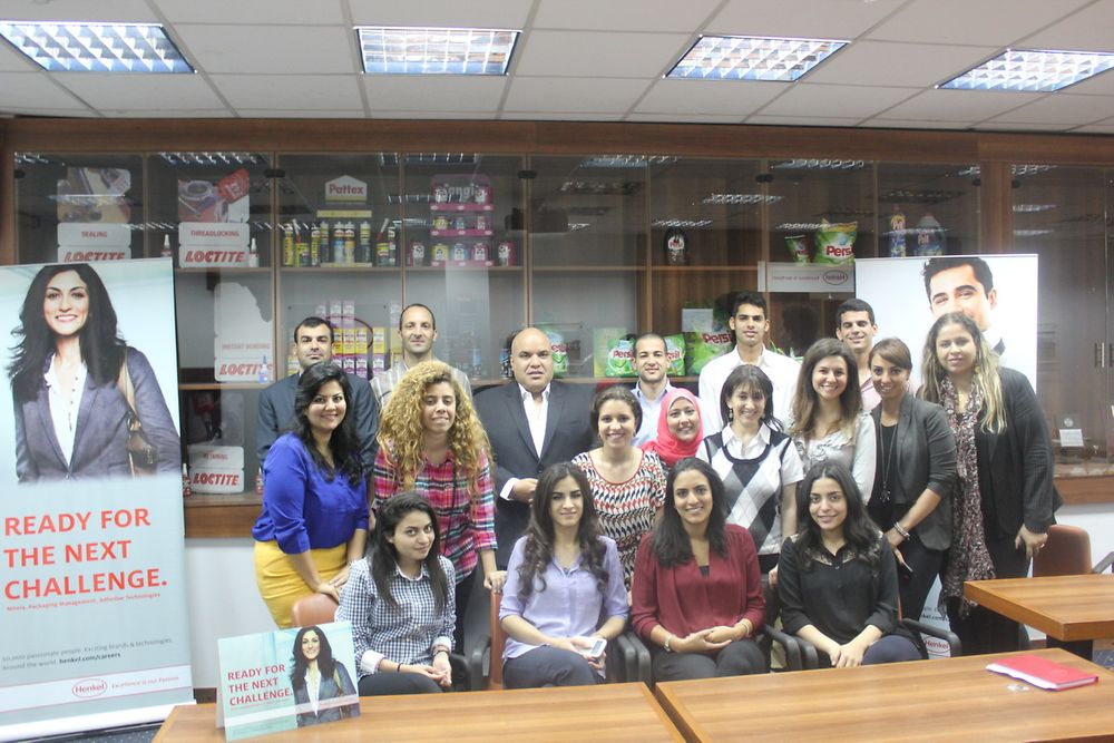 The students had a productive, fun day at Henkel Egypt (Cairo)
