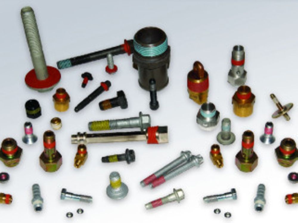 
When used on nuts and bolts, LOCTITE® pre-applied threadlockers help to improve performance and reliability.