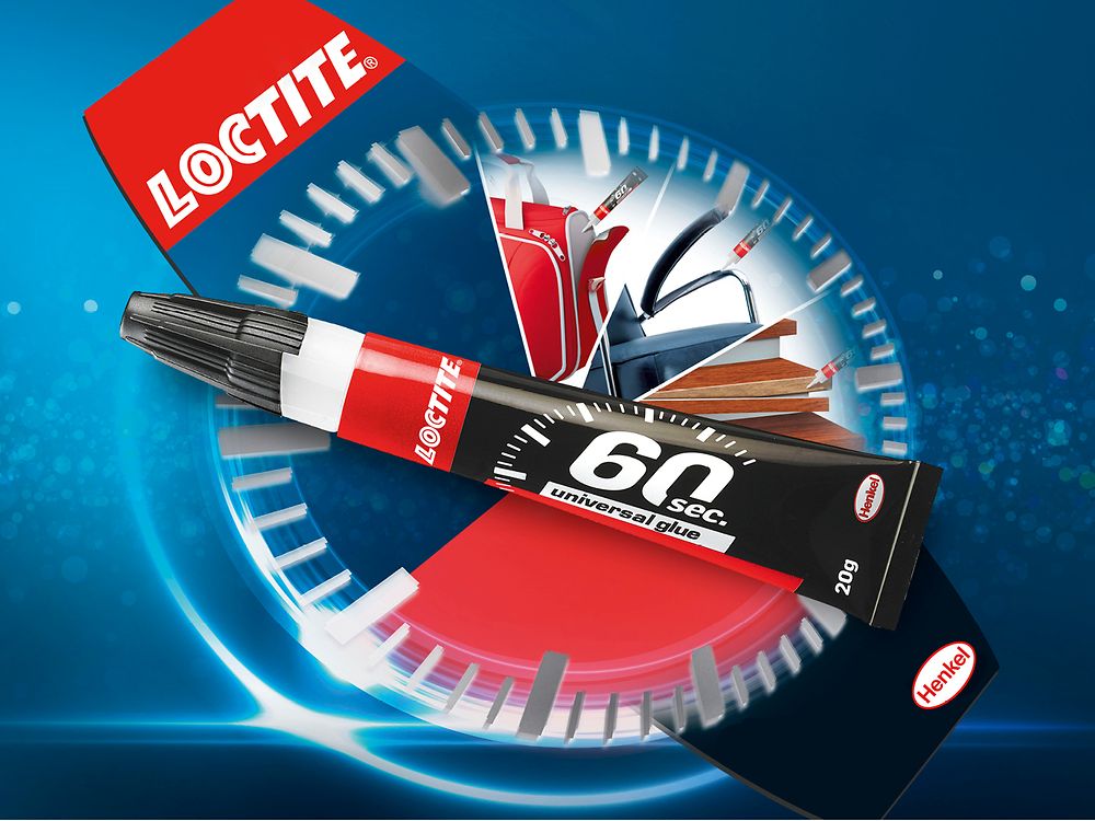 
Loctite 60 Sec. Universal Glue is the first all-purpose glue from Loctite that facilitates all kinds of household repairs in only 60 seconds. 