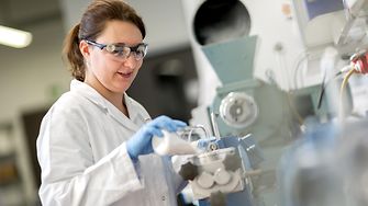 Anke Klemmstein mixes the ingredients