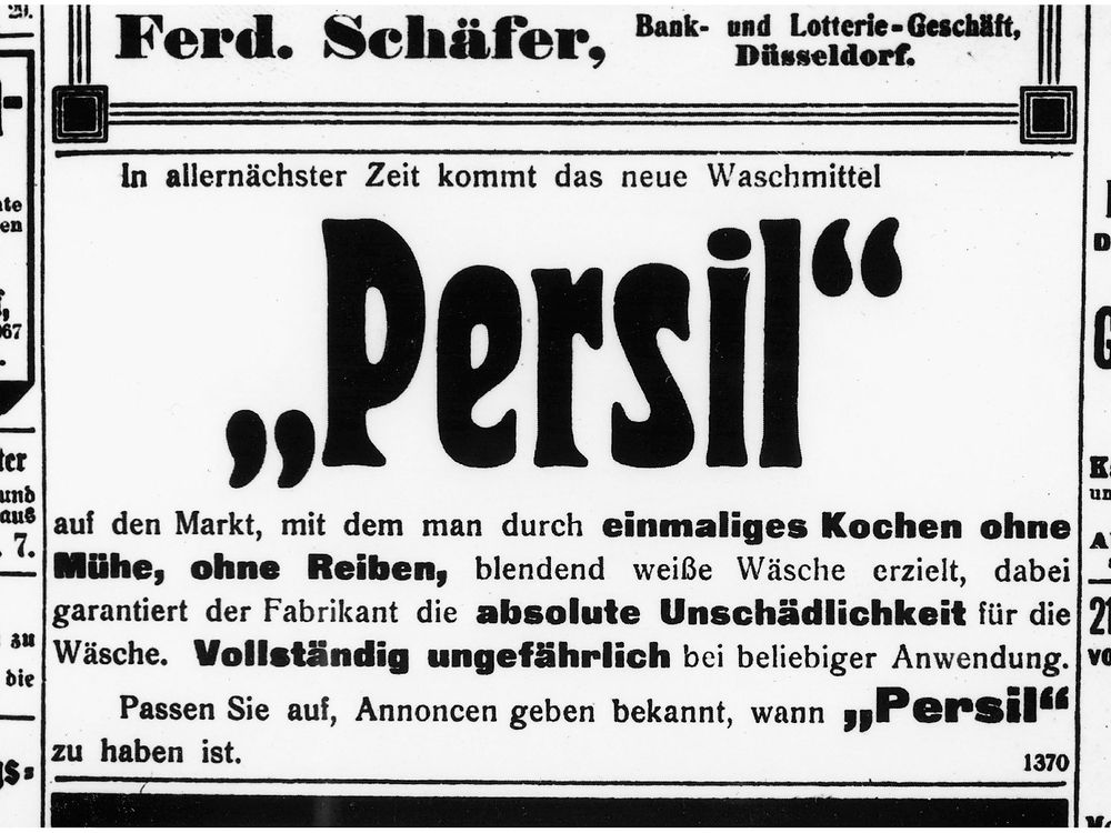 Anzeige für Persil 1907